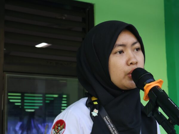 MTsN 1 Pringsewu Gelar Apel Pagi, Niken Tekankan Pentingnya Kedisiplinan Melalui Filosofi Kereta Api