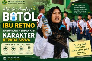 Melalui Analogi Botol, Ibu Retno Tanamkan Pendidikan Karakter kepada Siswa